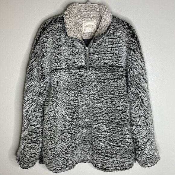 Altar’d State Quarter Zip Sherpa Fleece Pullover Size Large - Picture 2 of 16